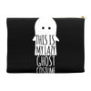 this is my lazy ghost costume Accessory Pouches