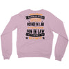 Super Cool Mother In Law Of A Freaking Awesome Son In Law Crewneck Sweatshirt