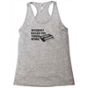 internet killed the video store Racerback Tank
