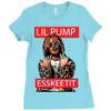 lil pump  eskeetit Ladies Fitted T-Shirt