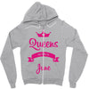queens are born in june Zipper Hoodie