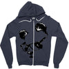 panda Zipper Hoodie