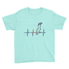 my heart beats for parrots Youth Tee