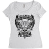 All Men are Created Equal but Only the Best are Born in October Women's Triblend Scoop T-shirt