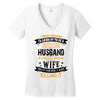 Super Cool Husband Of A Freaking Awesome Wife Women's V-Neck T-Shirt