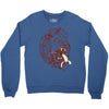 banana eating lion Crewneck Sweatshirt