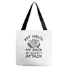 anxiety attack Tote Bags