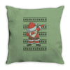 ugly santa dabbing Throw Pillow