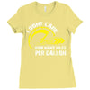I Don't Care How Many Miles Per Gallon Ladies Fitted T-Shirt