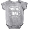 original parts vintage established 1955 perfectly aged Baby Bodysuit