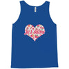 Jet'aime Flower Heart Tank Top