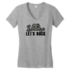 let's rock Women's V-Neck T-Shirt