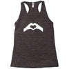 love hands Racerback Tank