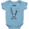 some bunny loves me Baby Onesie