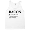 Bacon Noun Tank Top