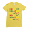 ho ho ho Ladies Fitted T-Shirt