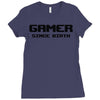 gamer since birth Ladies Fitted T-Shirt