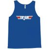 top gun logo cool retro Tank Top