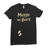 Muggle On Board Ladies Fitted T-Shirt
