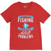 go fishing V-Neck Tee