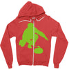 curling Zipper Hoodie