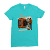 back to jakku Ladies Fitted T-Shirt