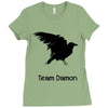 team damon salvatore (4) Ladies Fitted T-Shirt