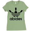 the dude abides Ladies Fitted T-Shirt