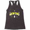 new dad Racerback Tank