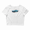 1965 corvette sting ray classic car, ideal birthday gift or pres Crop Top