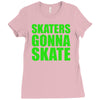 skaters Ladies Fitted T-Shirt
