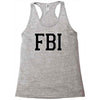 fbi humor Racerback Tank