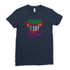 straight outta arkham Ladies Fitted T-Shirt