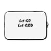 let go let god Laptop sleeve