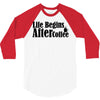 life begins after coffee 3/4 Sleeve Shirt