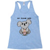 my puns are Racerback Tank