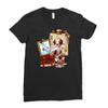 triple beagle portrait Ladies Fitted T-Shirt
