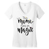 This Mama Runs on Magic Women's V-Neck T-Shirt