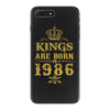 kings are born in 1986 iPhone 7 Plus Case
