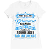 They Call Me Grandad Partner In Crime Funny Ladies Fitted T-Shirt