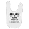 Scorpio Woman Baby Bibs