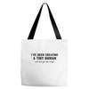 i've been creating a tiny human Tote Bags