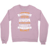 Super Cool Grandpa Of A Freaking Awesome Granddaughter Crewneck Sweatshirt
