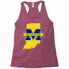 indiana for michigan Racerback Tank