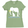 only elephants should wear ivory Ladies Fitted T-Shirt