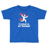 i tried it at home! funny Toddler T-shirt