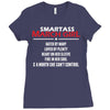 Smartass March Girl Ladies Fitted T-Shirt