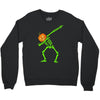 pumpkin skeleton dabbing Crewneck Sweatshirt