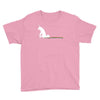 unicorn scooting on the floor Youth Tee