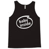 baby inside sticker vinyl decal Tank Top